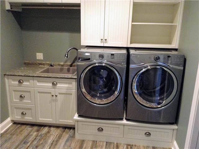 Painted cabinets - Laminate countertop